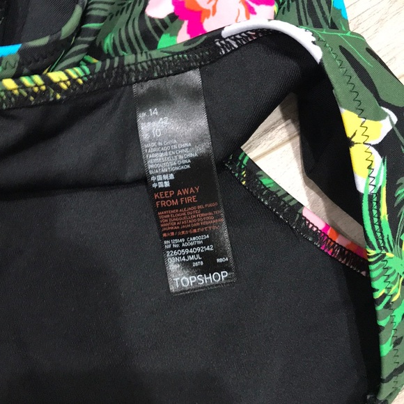 Top shop Maui floral one piece swimsuit - Picture 4 of 6